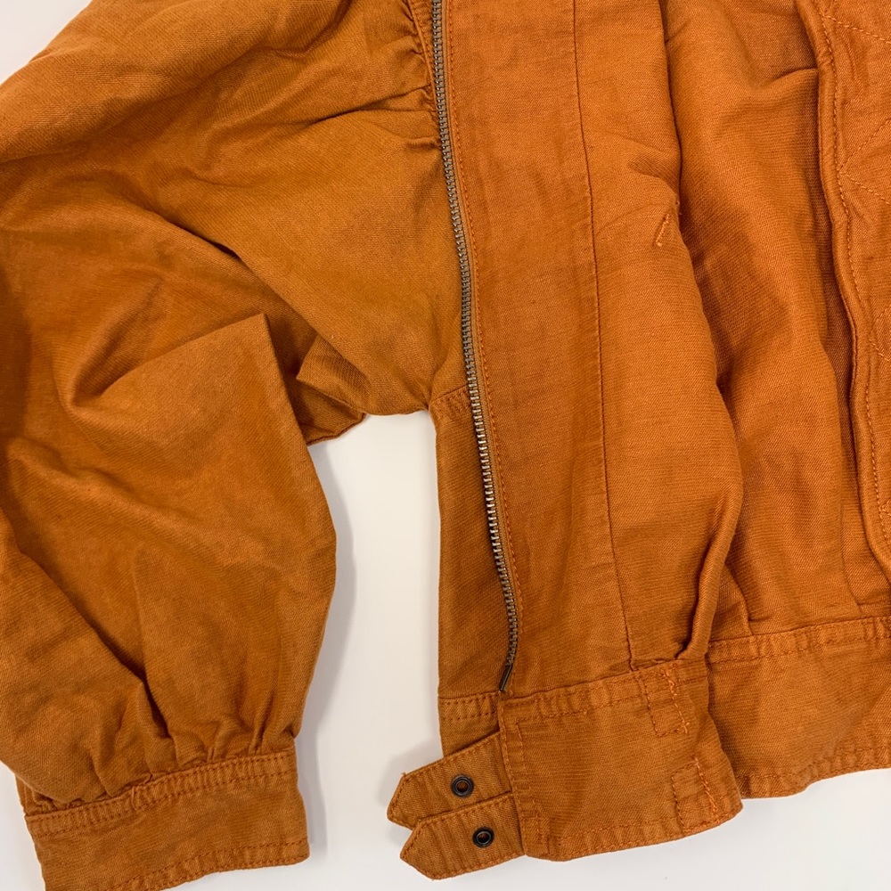 Free People Poet Jacket in Burnt Orange